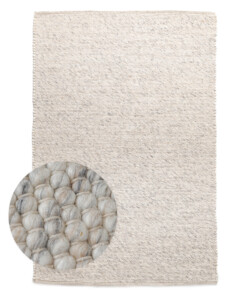 Tappeto in lana - Silvull beige - overzicht