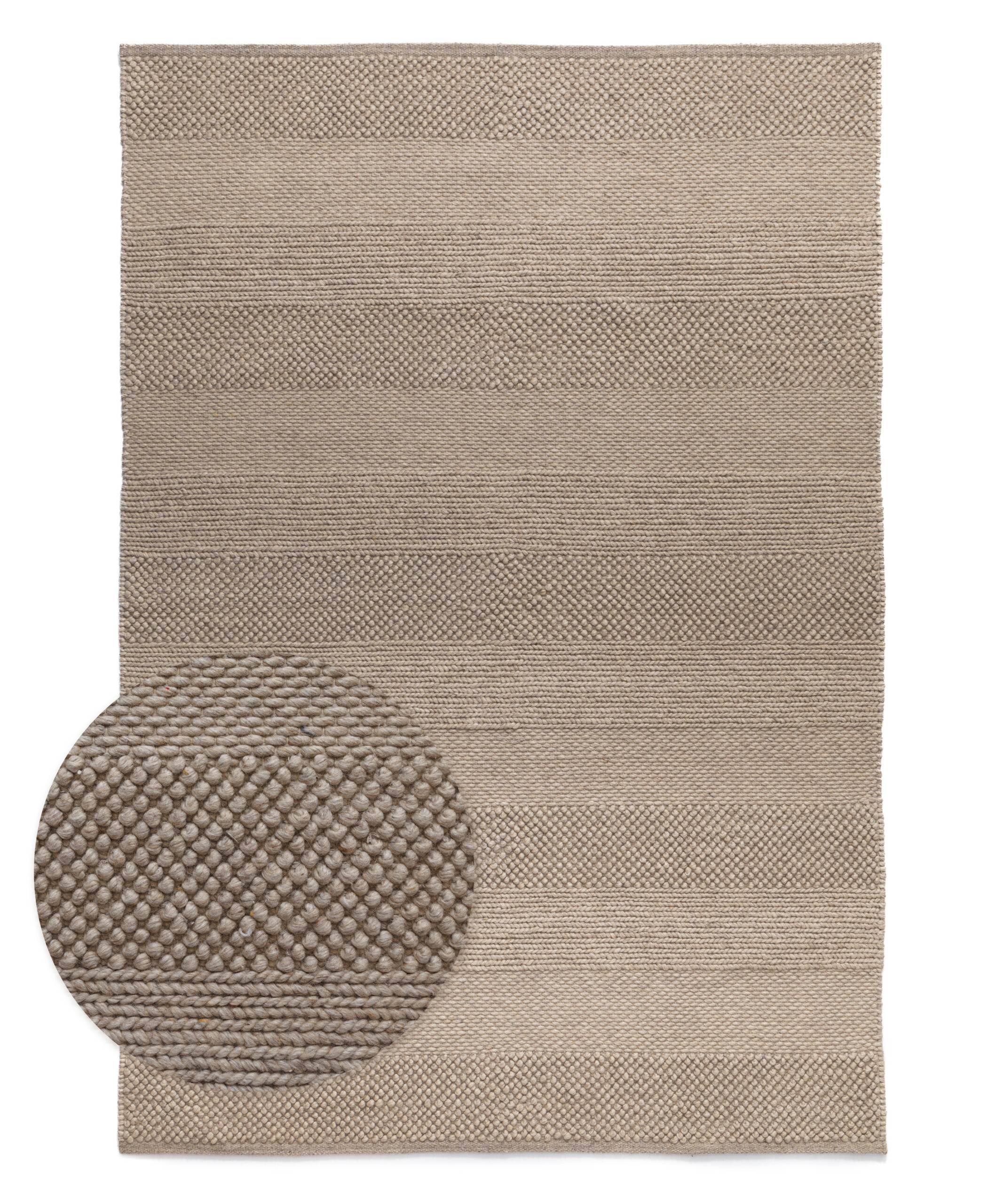 Tappeto lana - Skift beige - overzicht Tappeto lana - Skift beige - overzicht