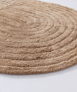 Tappeto da bagno ovale - Stille beige - close up