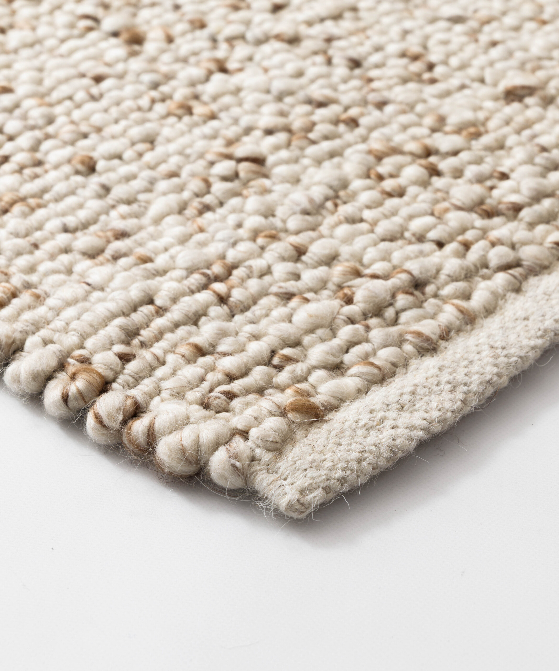 Tappeto in lana - Bergull avorio/beige - close up Tappeto in lana - Bergull avorio/beige - close up