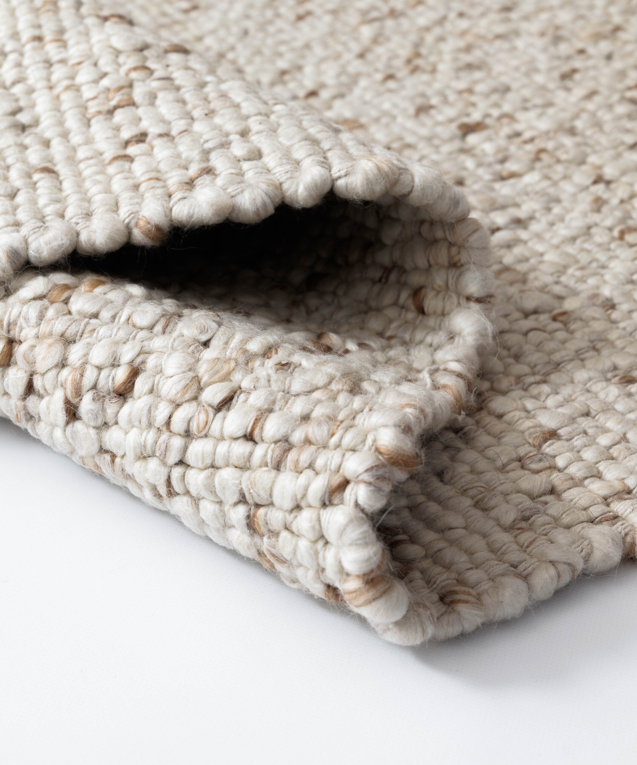 Tappeto in lana - Bergull avorio/beige - close up Tappeto in lana - Bergull avorio/beige - close up