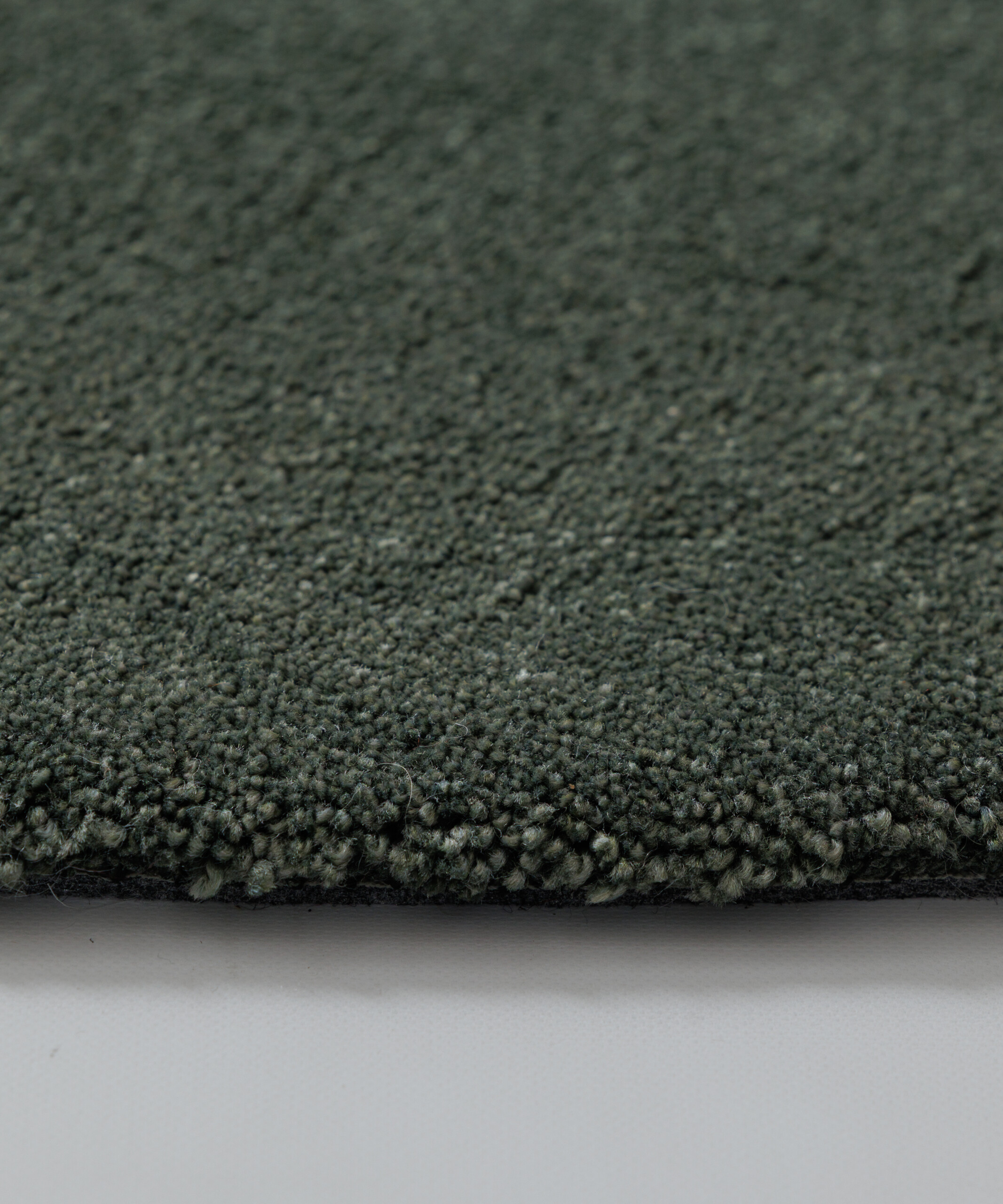 Tappeto rotondo lavabile - Clean Prestige verde - close up Tappeto rotondo lavabile - Clean Prestige verde - close up