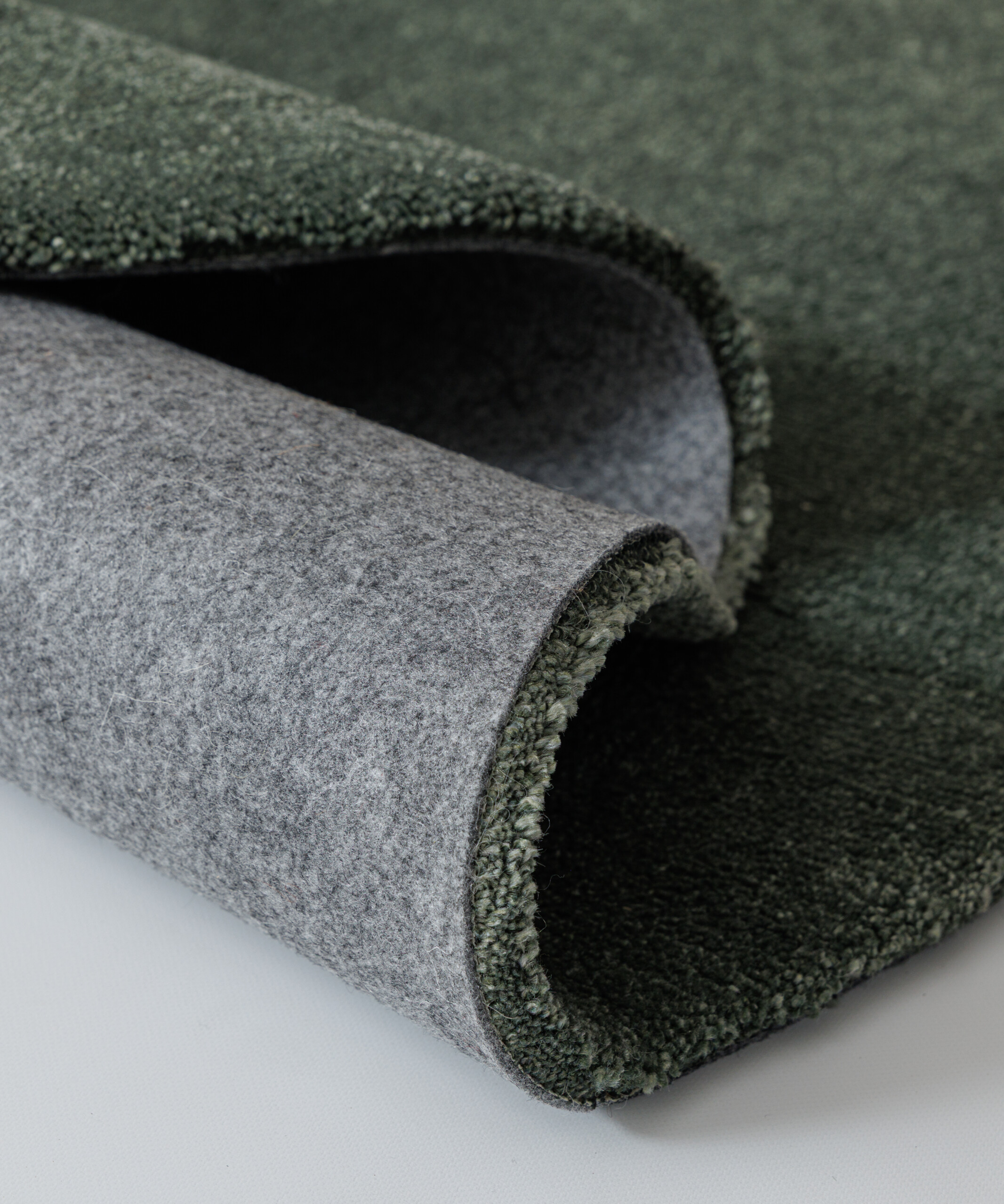 Tappeto rotondo lavabile - Clean Prestige verde - close up Tappeto rotondo lavabile - Clean Prestige verde - close up