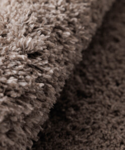 Tappeto rotondo a pelo lungo Cozy Shaggy - Beige - close up, thumbnail Tappeto rotondo a pelo lungo Cozy Shaggy - Beige - close up, thumbnail