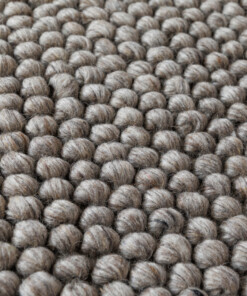 Tappeto rotondo lana - Fjell colore della sabbia - close up, thumbnail Tappeto rotondo lana - Fjell colore della sabbia - close up, thumbnail