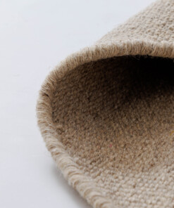 Tappeto rotondo in lana - Grund beige - close up, thumbnail