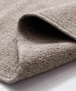 Tappeto in lana - Grund grigio - close up, thumbnail