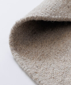 Tappeto rotondo in lana - Grund grigio - close up, thumbnail