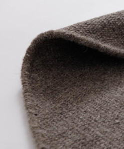 Tappeto rotondo in lana - Grund tortora - close up, thumbnail