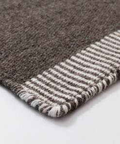Tappeto in lana - Grund tortora - close up, thumbnail