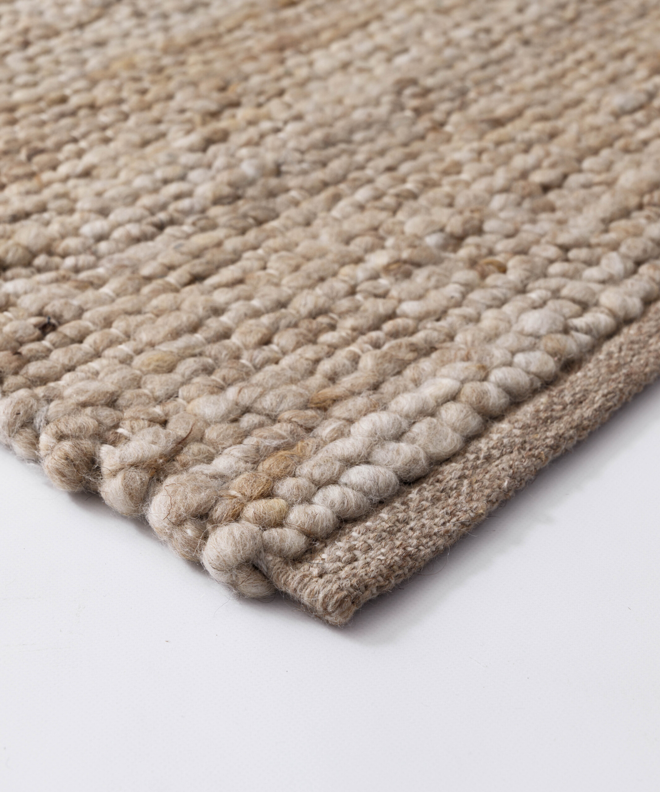 Tappeto lana - Heimur beige/naturale - close up Tappeto lana - Heimur beige/naturale - close up
