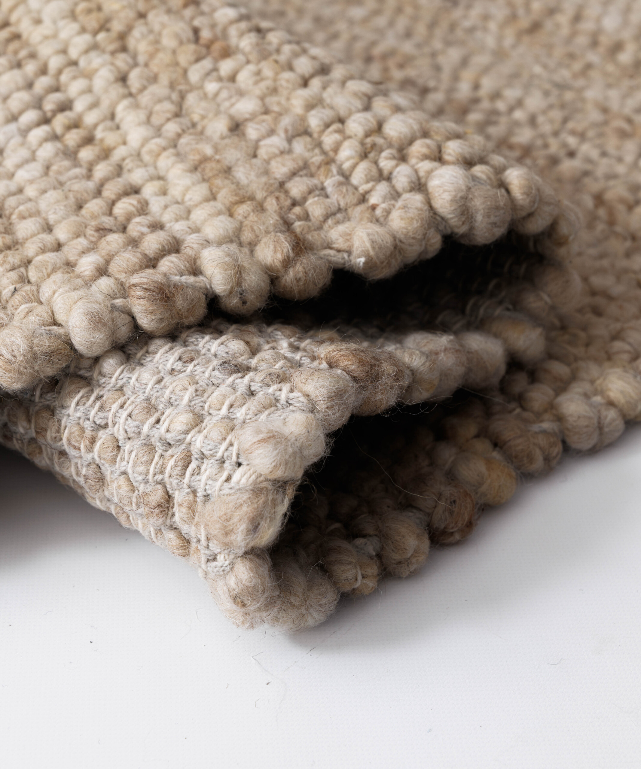 Tappeto lana - Heimur beige/naturale - close up Tappeto lana - Heimur beige/naturale - close up