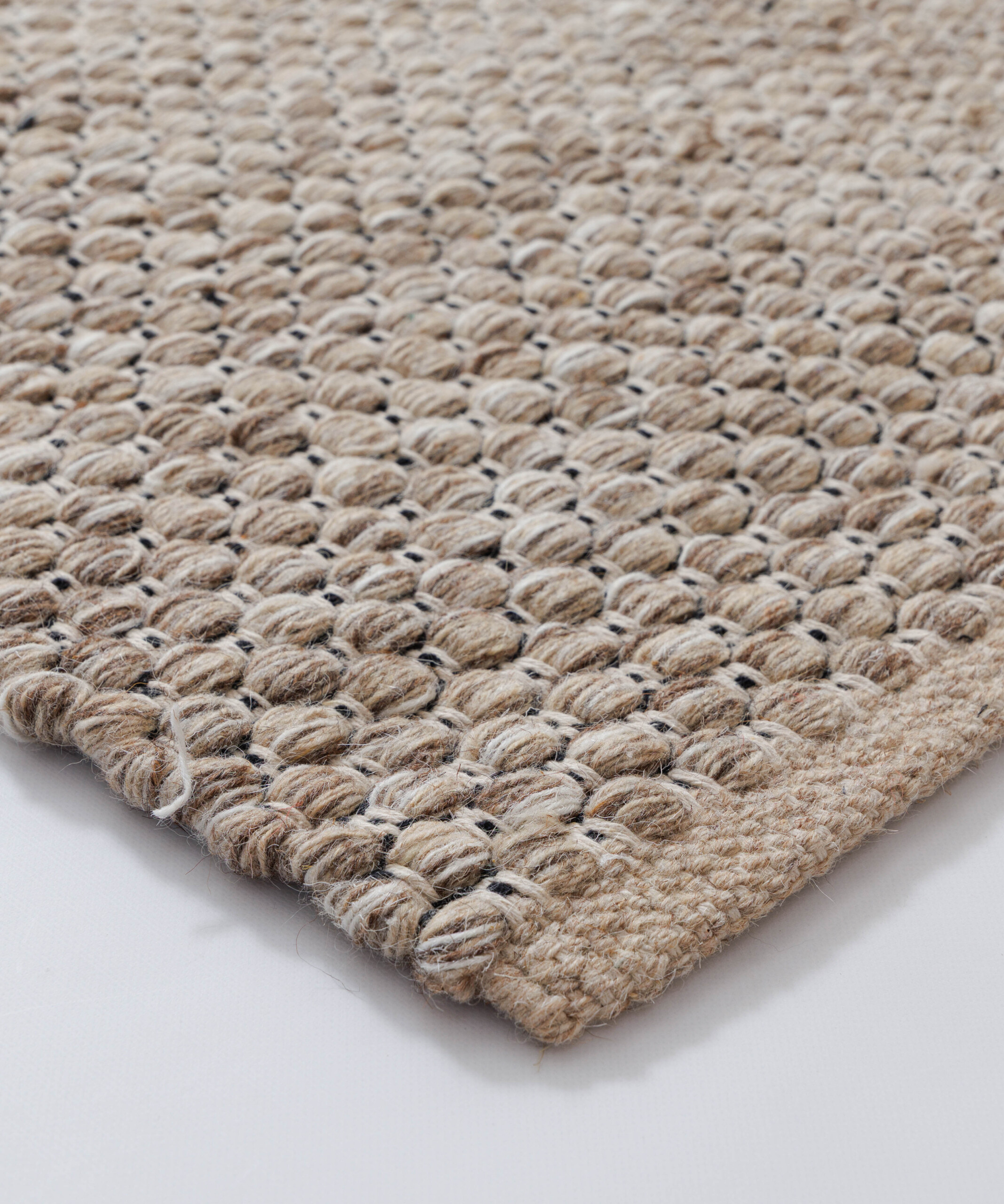 Tappeto in lana - Huldra beige - close up Tappeto in lana - Huldra beige - close up
