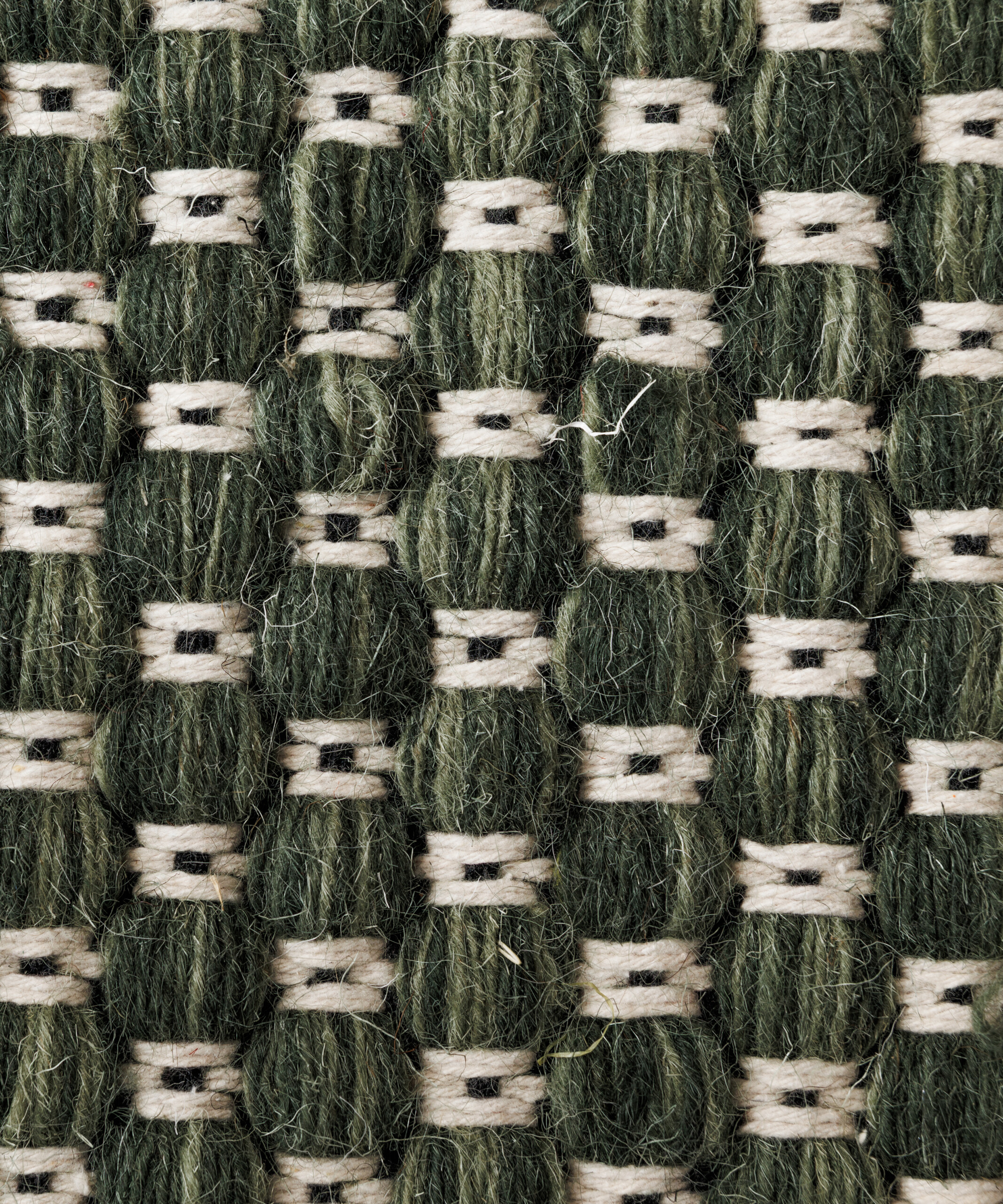 Tappeto in lana - Huldra verde - close up Tappeto in lana - Huldra verde - close up
