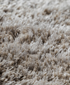 Tappeto rotondo Shaggy - Meadow Grigio - close up, thumbnail