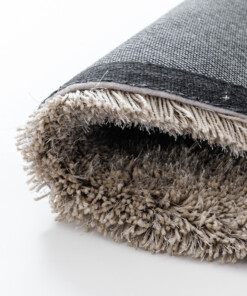 Tappeto Shaggy - Meadow Grigio - close up, thumbnail