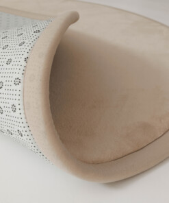 Tappeto rotondo bambini - Pluffy beige - close up
