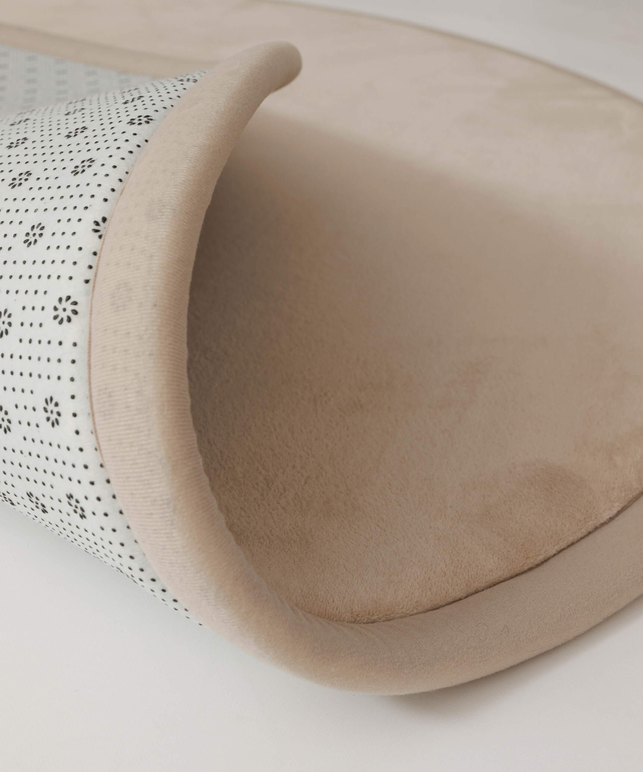 Tappeto rotondo bambini - Pluffy beige - close up Tappeto rotondo bambini - Pluffy beige - close up