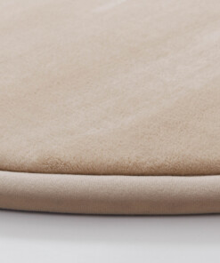 Tappeto rotondo bambini - Pluffy beige - close up, thumbnail Tappeto rotondo bambini - Pluffy beige - close up, thumbnail