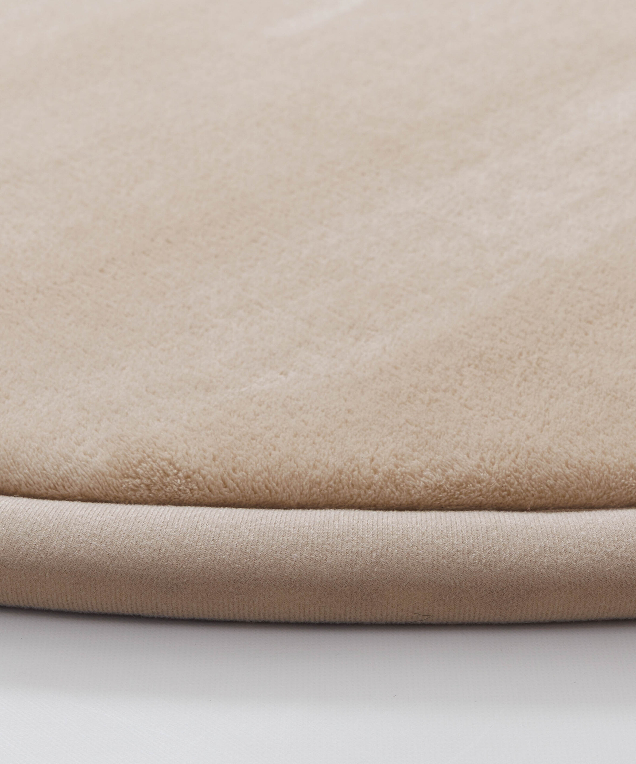Tappeto rotondo bambini - Pluffy beige - close up Tappeto rotondo bambini - Pluffy beige - close up