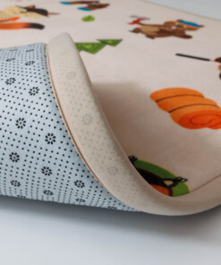 Tappeto gioco bambini - Pluffy Forest animals multi - close up, thumbnail