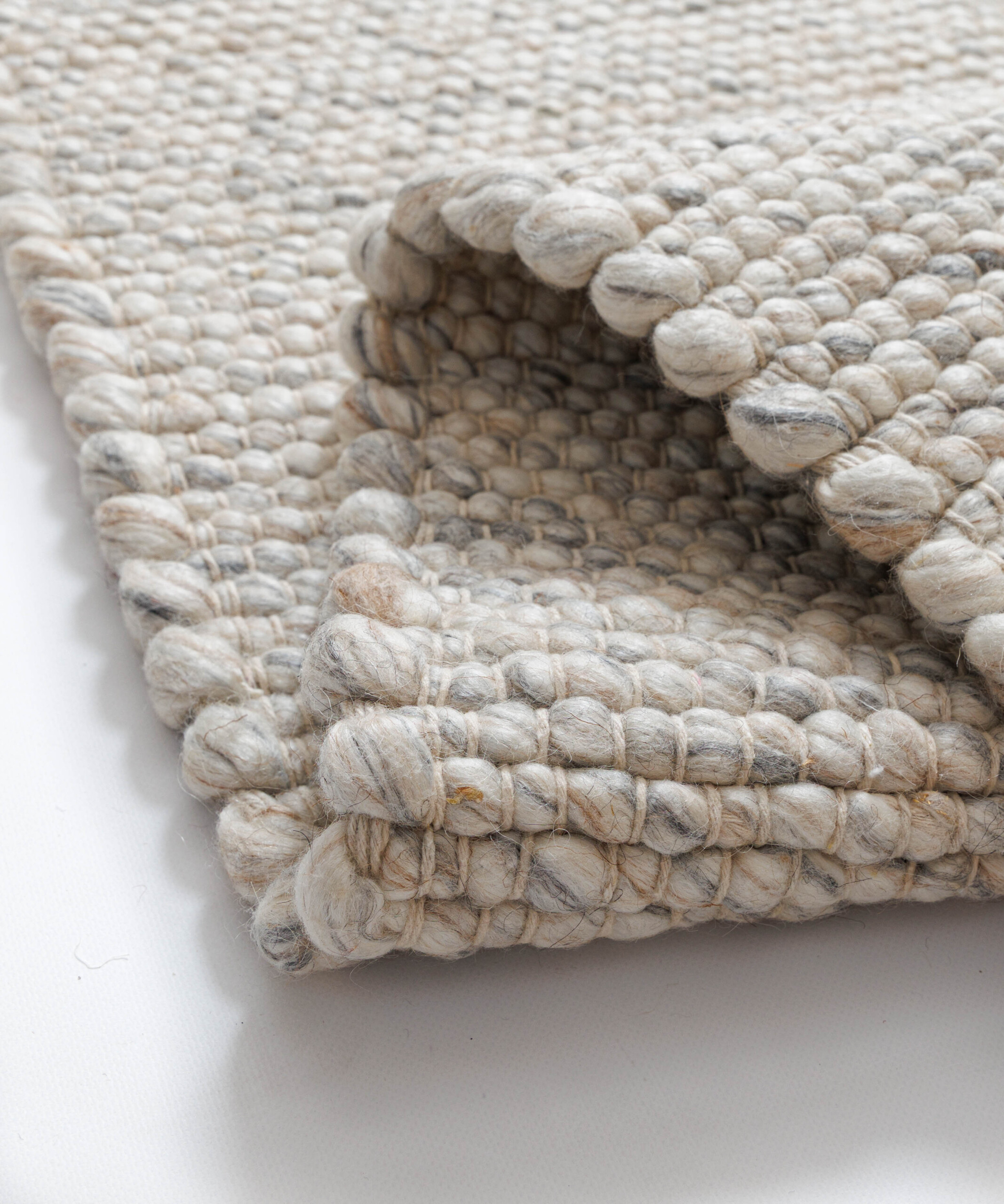 Tappeto in lana - Silvull beige - close up Tappeto in lana - Silvull beige - close up