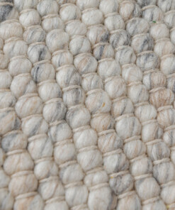 Tappeto rotondo in lana - Silvull beige - close up, thumbnail Tappeto rotondo in lana - Silvull beige - close up, thumbnail