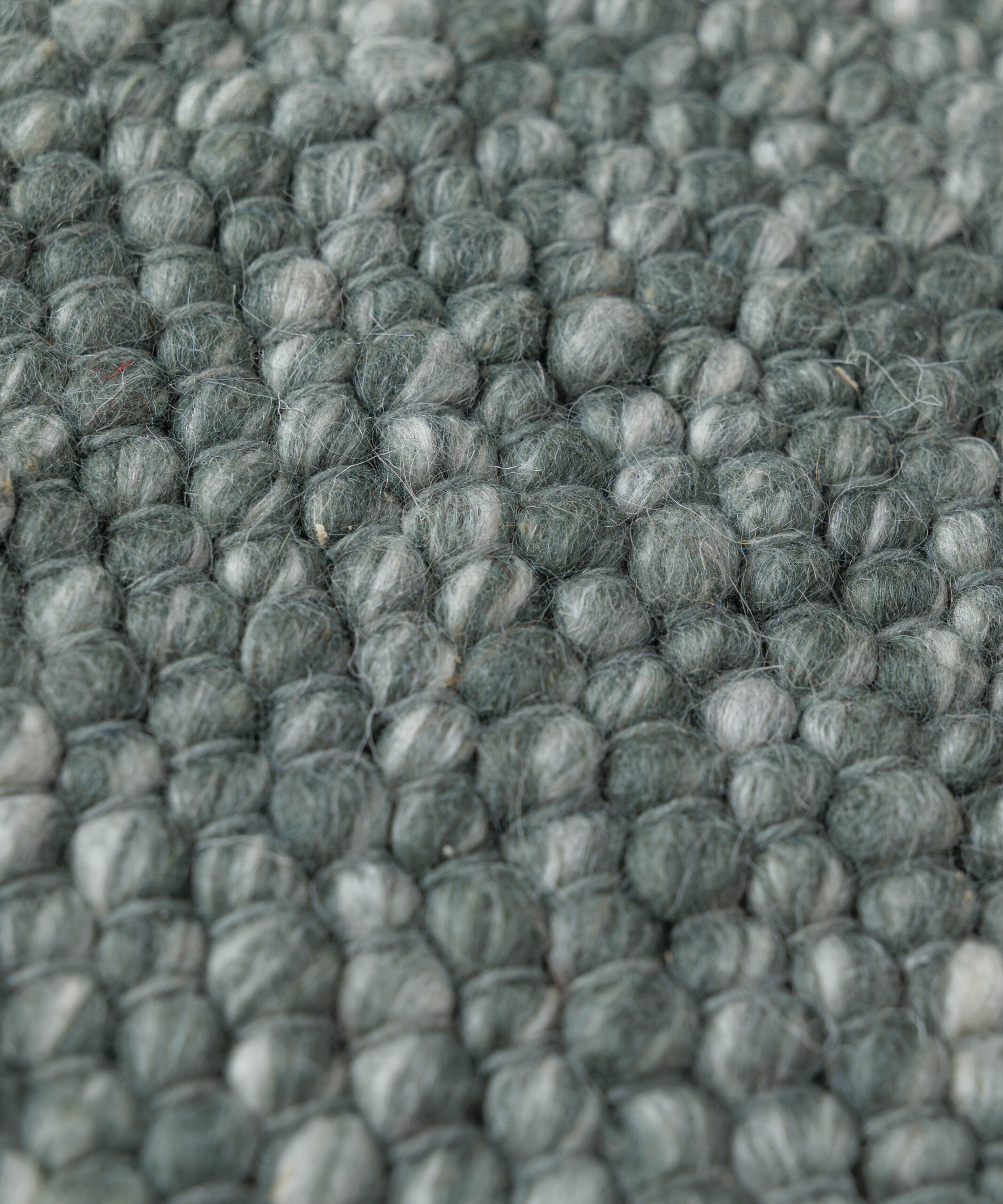 Tappeto in lana - Silvull verde - close up Tappeto in lana - Silvull verde - close up