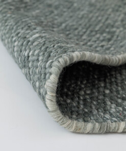 Tappeto rotondo in lana - Silvull verde - close up, thumbnail Tappeto rotondo in lana - Silvull verde - close up, thumbnail