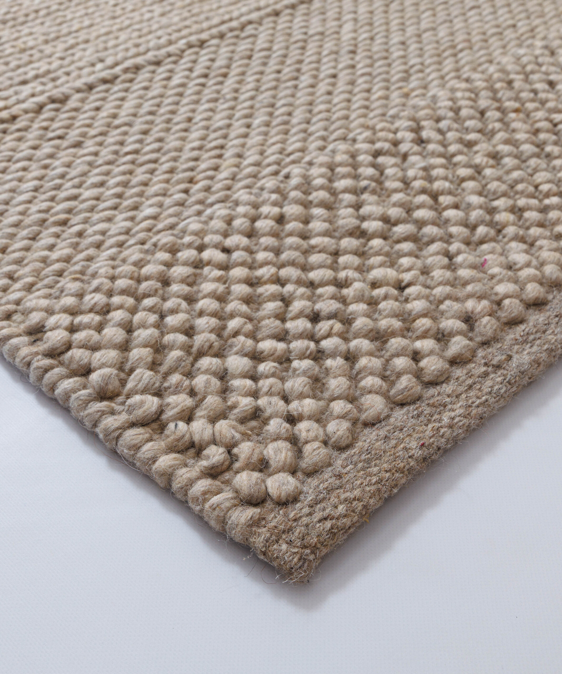 Tappeto lana - Skift beige - close up Tappeto lana - Skift beige - close up