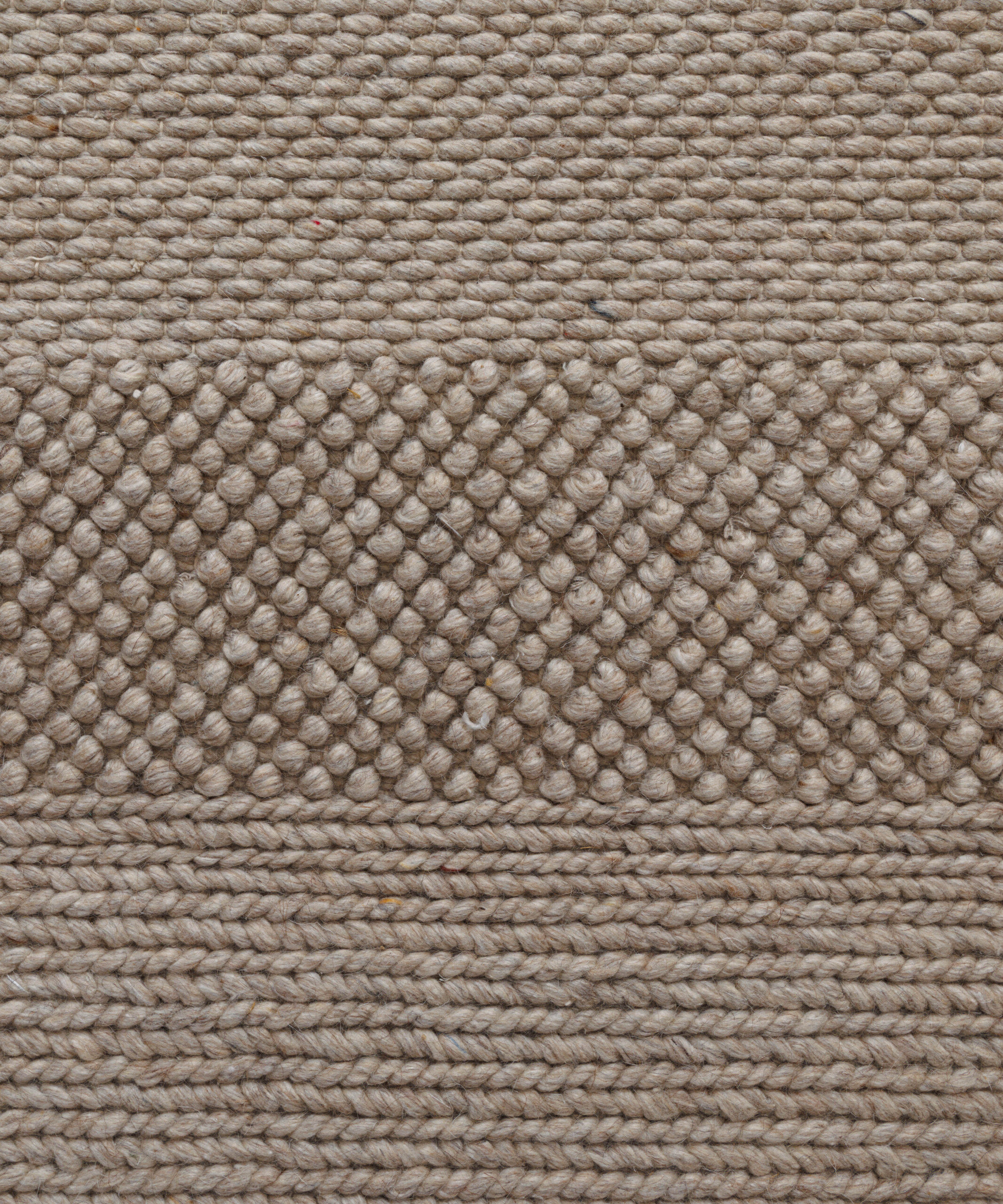Tappeto lana - Skift beige - close up Tappeto lana - Skift beige - close up