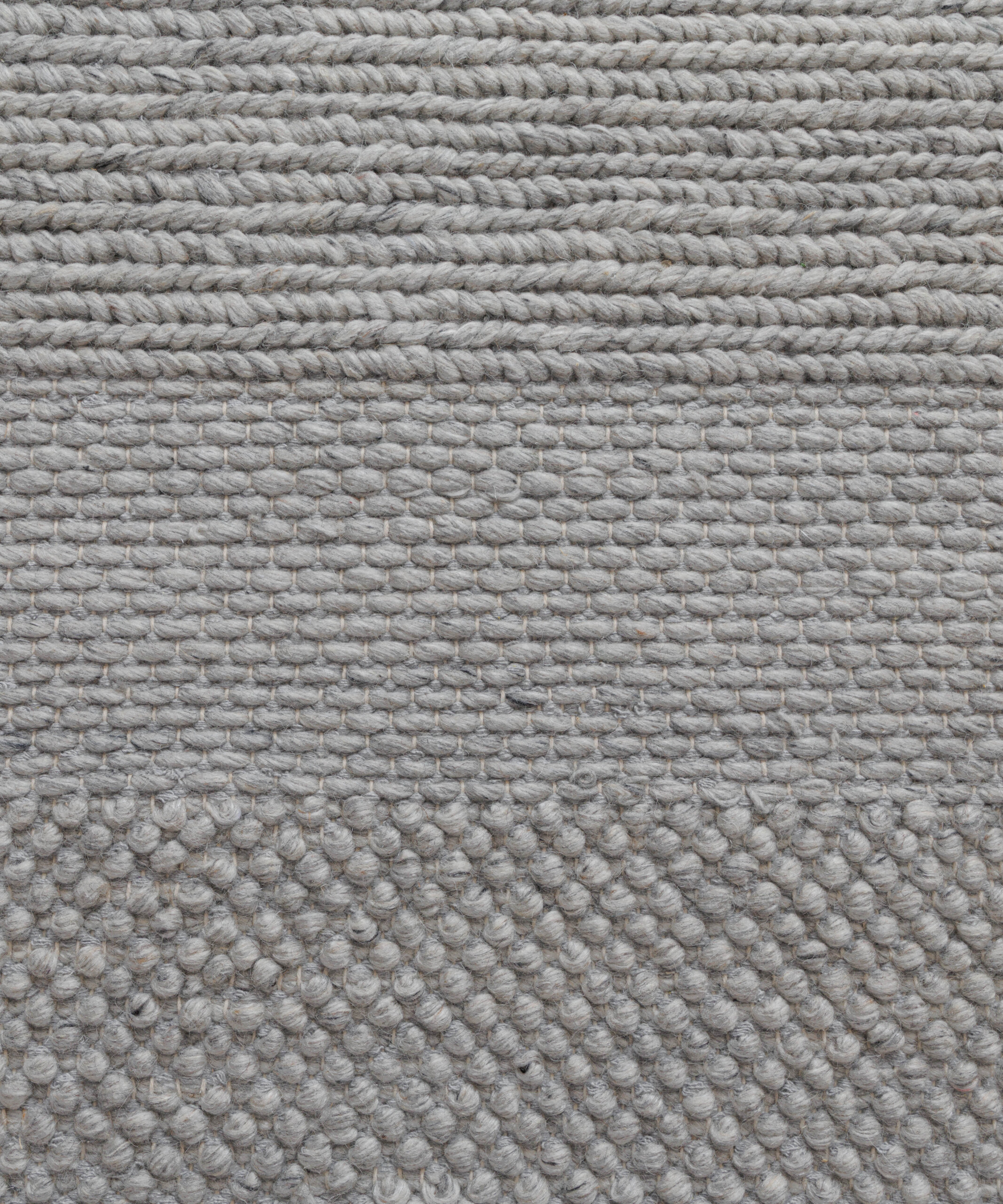 Tappeto in lana - Skift grigio - close up Tappeto in lana - Skift grigio - close up