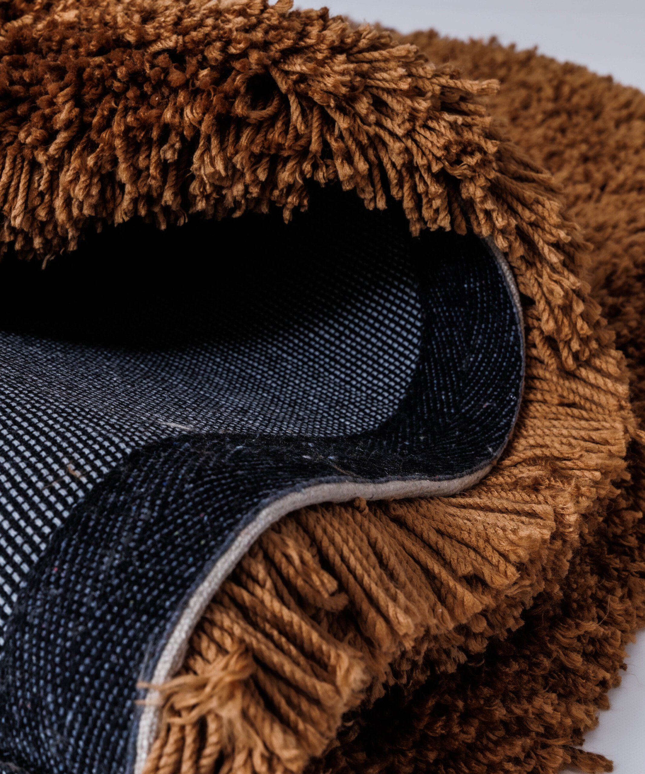 Tappeto shaggy - Sveve cognac - close up Tappeto shaggy - Sveve cognac - close up