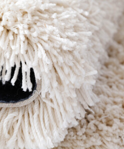 Tappeto shaggy - Sveve avorio - close up, thumbnail
