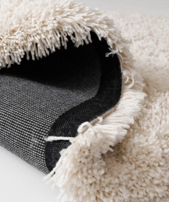 Tappeto shaggy - Sveve avorio - close up, thumbnail