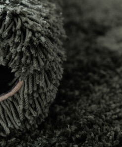 Tappeto shaggy - Sveve verde muschio - close up, thumbnail