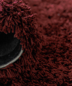 Tappeto rotondo shaggy - Sveve bordeaux - close up, thumbnail Tappeto rotondo shaggy - Sveve bordeaux - close up, thumbnail