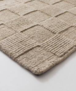 Tappeto in lana - Tavle beige - close up, thumbnail Tappeto in lana - Tavle beige - close up, thumbnail