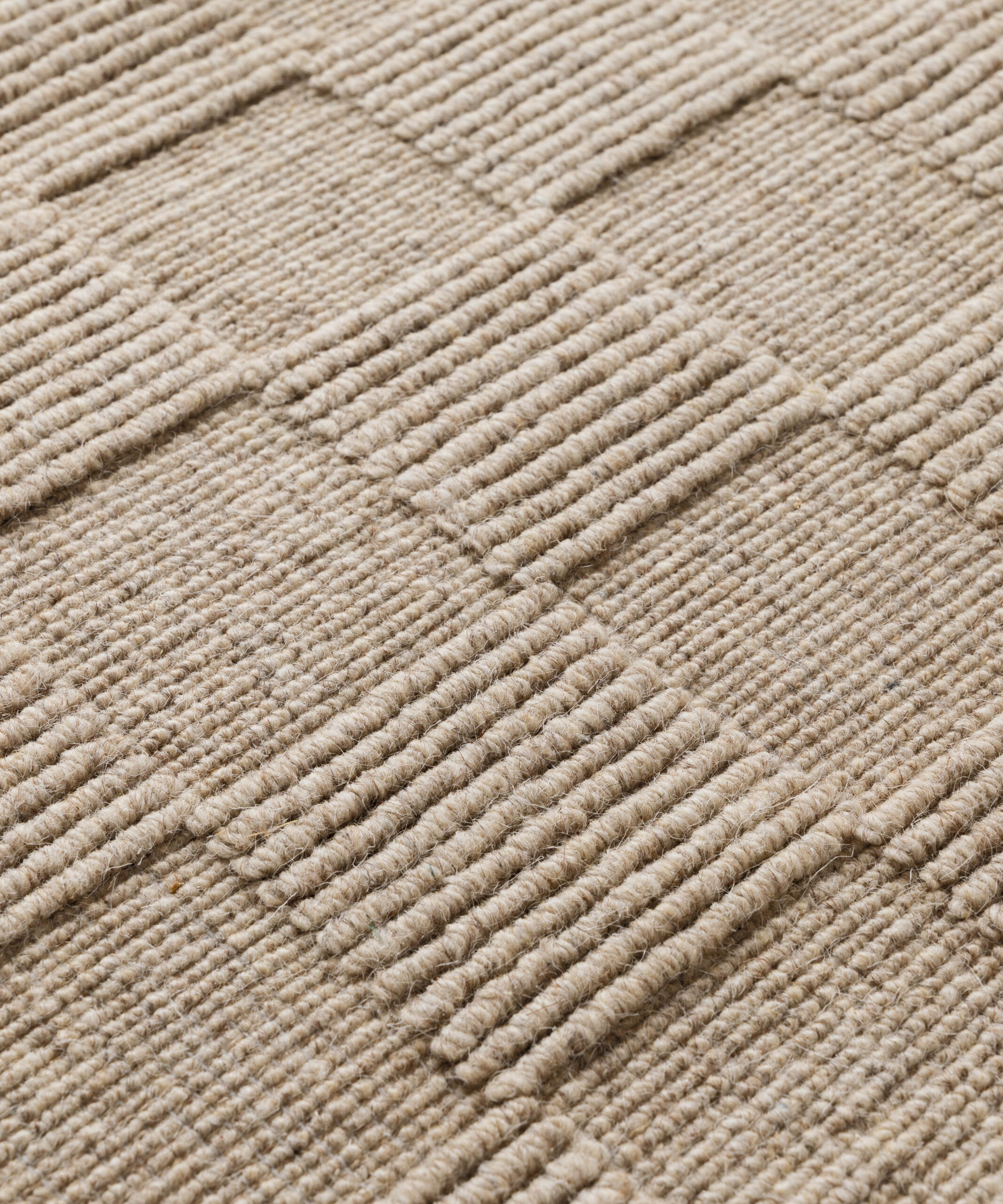 Tappeto in lana - Tavle beige - close up Tappeto in lana - Tavle beige - close up