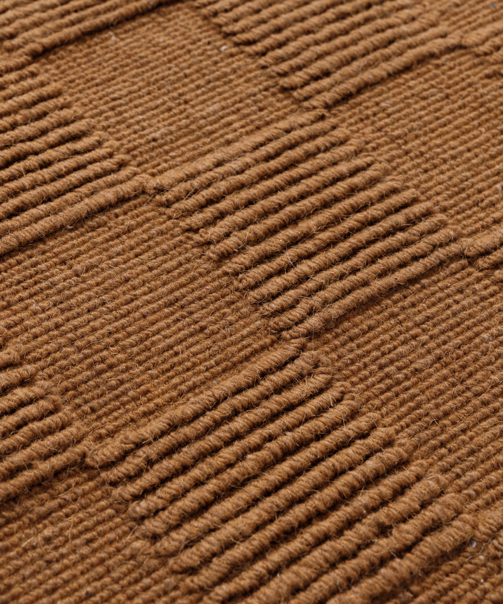 Tappeto in lana - Tavle cognac - close up Tappeto in lana - Tavle cognac - close up