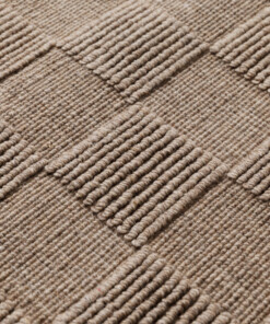 Tappeto in lana - Tavle tortora - close up, thumbnail Tappeto in lana - Tavle tortora - close up, thumbnail