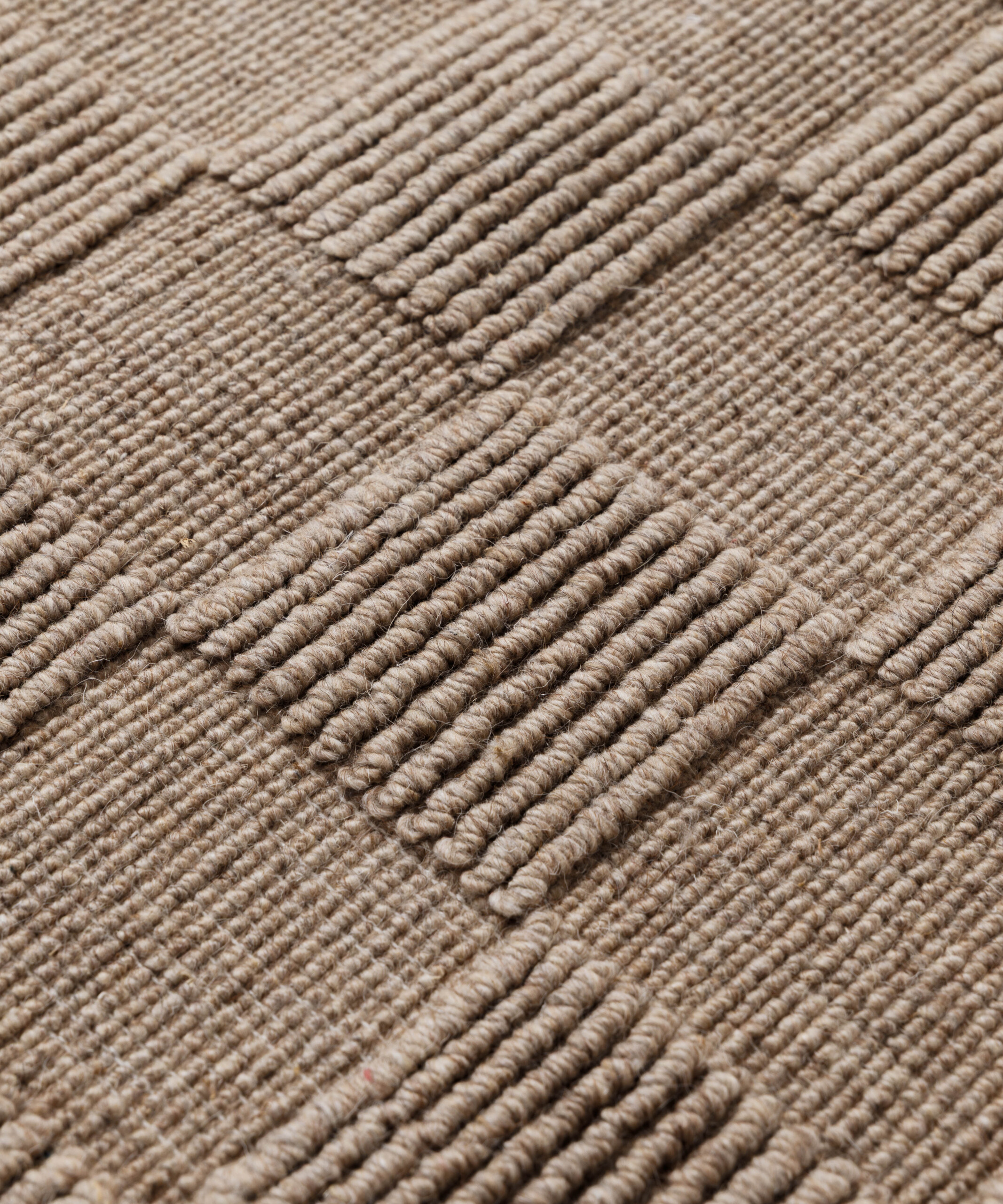 Tappeto in lana - Tavle tortora - close up Tappeto in lana - Tavle tortora - close up