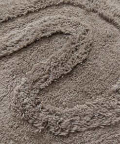 Tappeto di design - Tjørne Bris tortora - close up, thumbnail Tappeto di design - Tjørne Bris tortora - close up, thumbnail