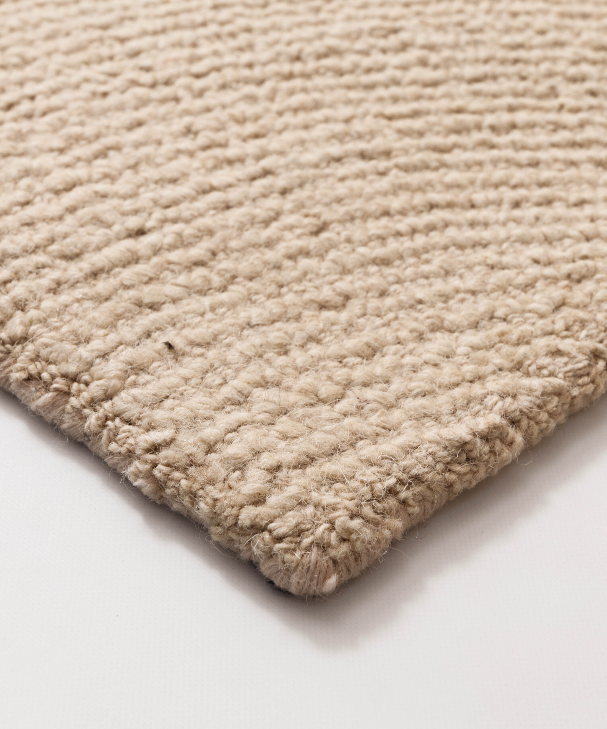 Tappeto in lana - Tvist beige chiaro - close up Tappeto in lana - Tvist beige chiaro - close up