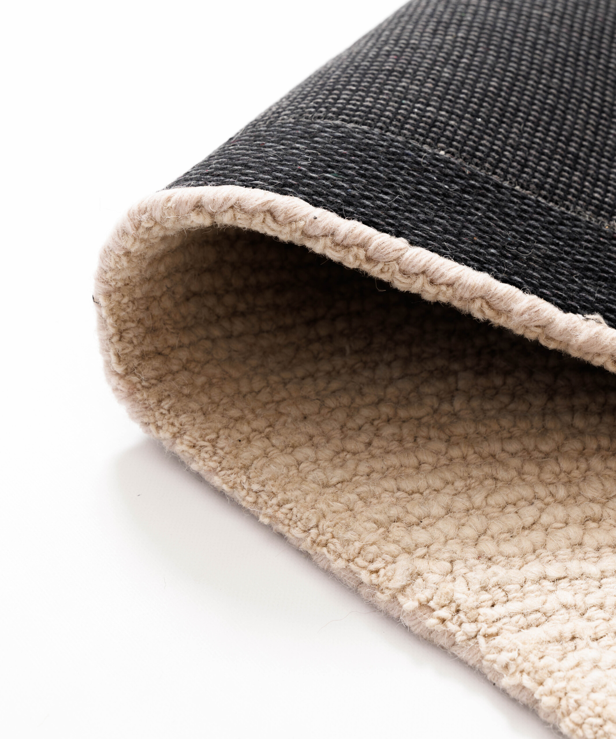Tappeto in lana - Tvist beige chiaro - close up Tappeto in lana - Tvist beige chiaro - close up